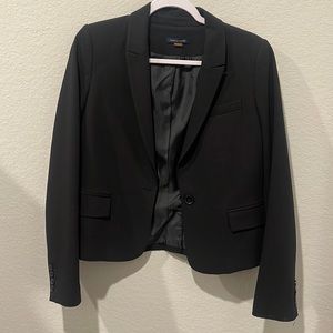 Tommy Hilfiger Black Cropped Blazer - Size W US 8